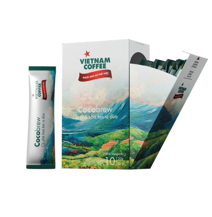 Cafe hòa tan vị dừa